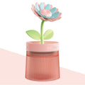 Flower air humidifier tabletop sunflower humidifier bedroom gardenia colorful atmosphere light sprayer