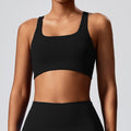 New backless criss-cross workout tank top - professional yoga top with built-in bra pads - stylish slim-fit yoga tank