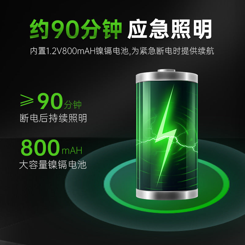 Best Fire Emergency Lighting Evacuation Indicator Multifunctional LED 2-in-1 Emergency Lighting Double Head Light