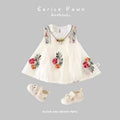 Baby dress summer  new arrival style baby girl vest dress toddler summer skirt outing climbing suit