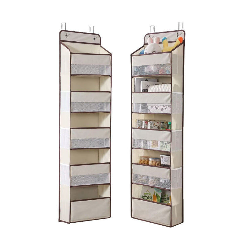 Spot 2024 upgraded five-layer hanging bag large-capacity non-woven closed door hanging bag storage storage bag