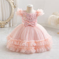 Wholesale new arrival baby girl kids dress sequin tutu princess dress first birthday dress kids dress