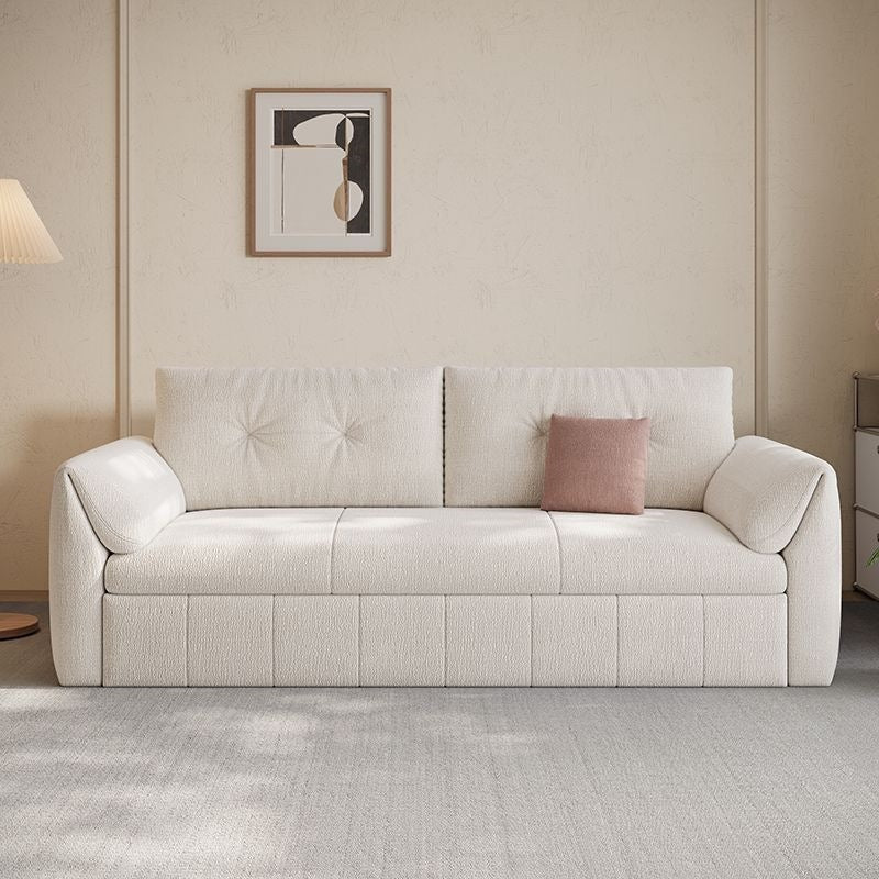 Sofa bed all-in-one dual-purpose foldable multi-functional small apartment storage straight row cream style popular bedroom sofa