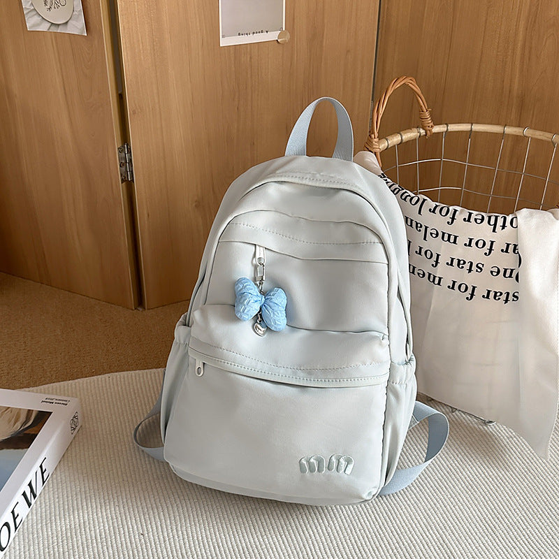 Kids' backpack - lightweight, minimalist design for girls, perfect for outdoor travel. large capacity, japanese style, cute and sweet backpack for middle school