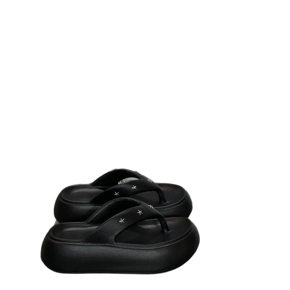 5cm thick sole flip-flops women's outwear2026new arrivalsummerpopular summer beach outing sandals