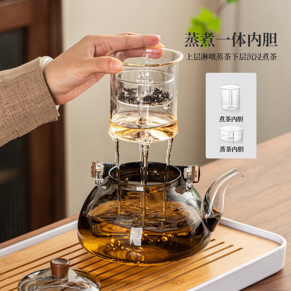Half-moon handle teapot, stove tea kettle, glass teapot, health-preserving teapot, for home water kettle, tea kettle, tea set gift