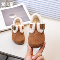 Vancahao baby winter birkenstock shoes new arrivalk-stylegirlheattech cotton shoes big kids furry shoes