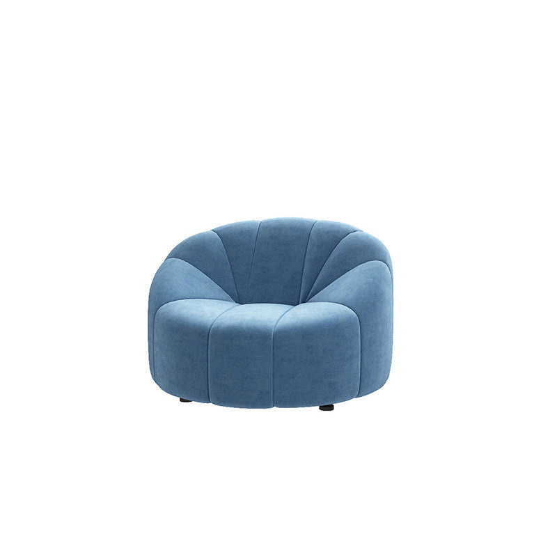 Nordic single minimalist fabric sofa and coffee table set - perfect for small spaces, home leisure, and guest reception