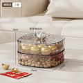 Luxury sealed fruit bowl - premium 2025 design for home living room coffee table - candy & snack display, dried fruit storage box