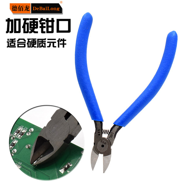 Debailong A05 vanadium steel shears high hardness alloy shears super sharp electronic shearing wire cutting copper wire tip