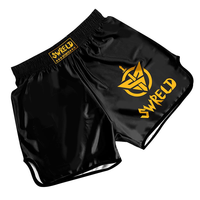 MMA Boxing Training Anti-Wear Fighting Pants UFC Mixed Fighting Muay Thai Shorts Running Fitness Cycling Fighting