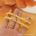 1pcs middle eastern inspired fashion trend plum blossom circle leaf bracelet charm bridal wedding birthday party gift