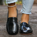 Exportplus size slip-on soft bottom slip-on beanie shoes women's casual round toe flatsnew arrivalflats soft leather work shoes