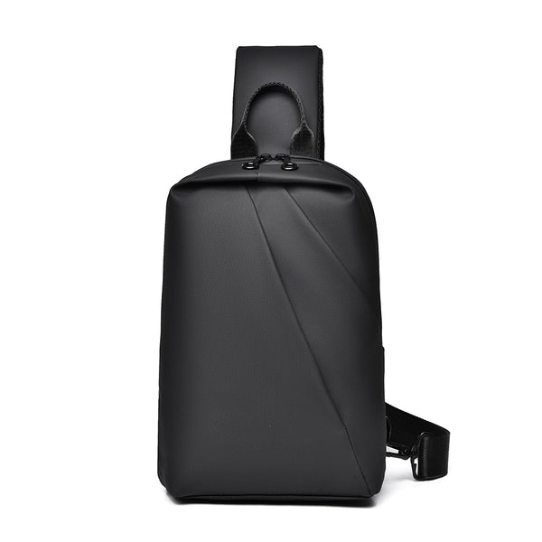 New Trend Breast Bag Fashion Versatile Men's Shoulder Bag Crossbody Commuter Simple Casual Large Capacity Outdoor Boys