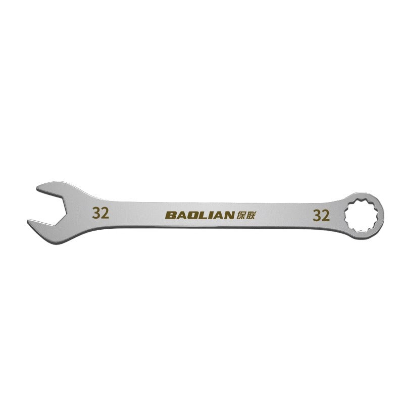 Baolian ultra-thin dual-purpose wrench suit wrench hardware quick plum blossom open-end wrench auto repair tool dumb wrench