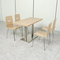 Burger restaurant table, restaurant table, snack fast food restaurant table and chair, milk tea shop staff canteen table and chair combination for commercial use
