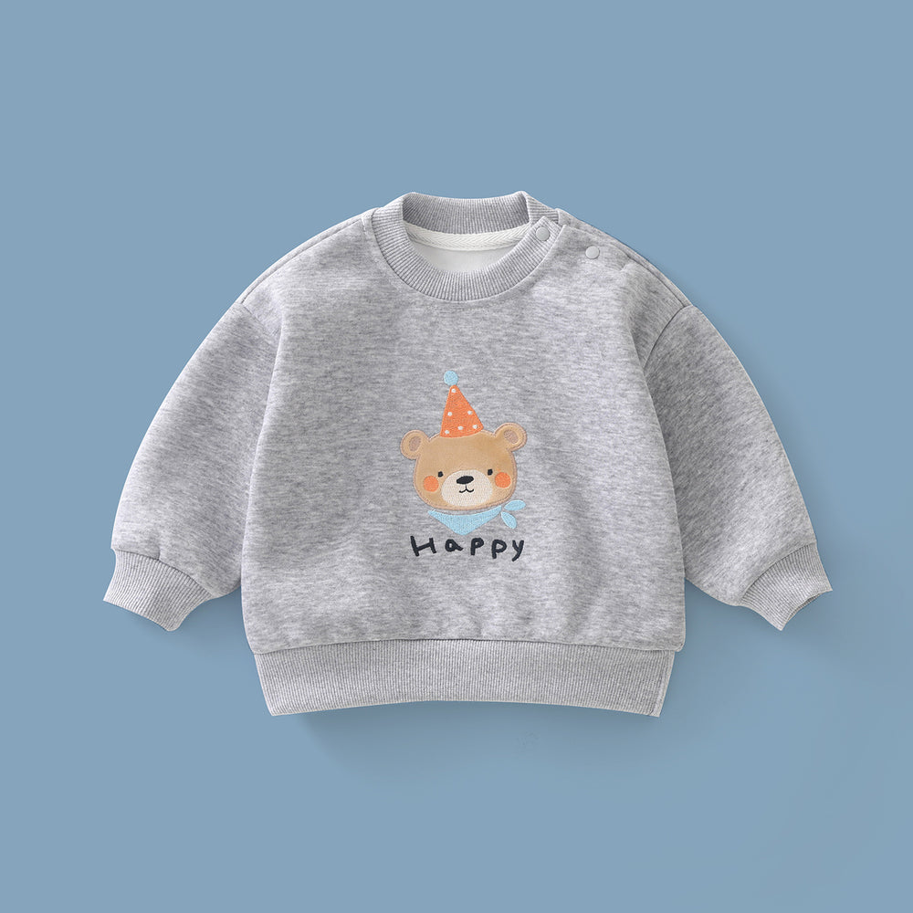 Baby sweatshirt boys and girls autumn clothes long sleeves children's spring autumkids round neck baby style tops bottom shirt