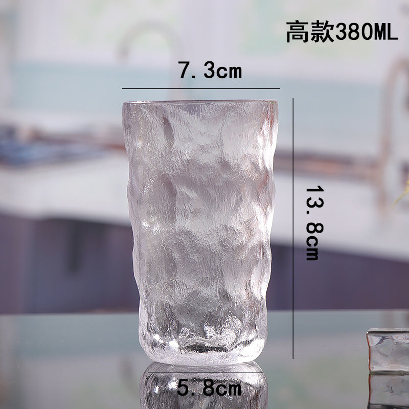 Japanese-style glacier glass cup - home use, high-value, instagram-worthy, girly, premium, niche beer glass