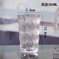 Japanese-style glacier glass cup - home use, high-value, instagram-worthy, girly, premium, niche beer glass