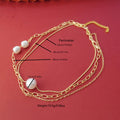 wholesale imitation pearl necklaces, baroque style three-in-one necklaces, niche pearl necklaces