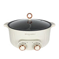 Powerful yuanyang electric hot pot for homeshabu-shabuall-in-one pot 5l large capacity multi-functional dormitory electric cooking pot instant food