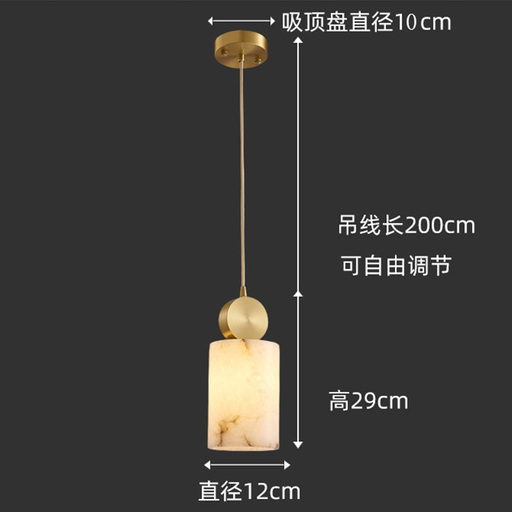 Source factory cross-border wholesale hot style natural accessible luxury spanish marble chandelier bedroom bedside decoration small chandelier