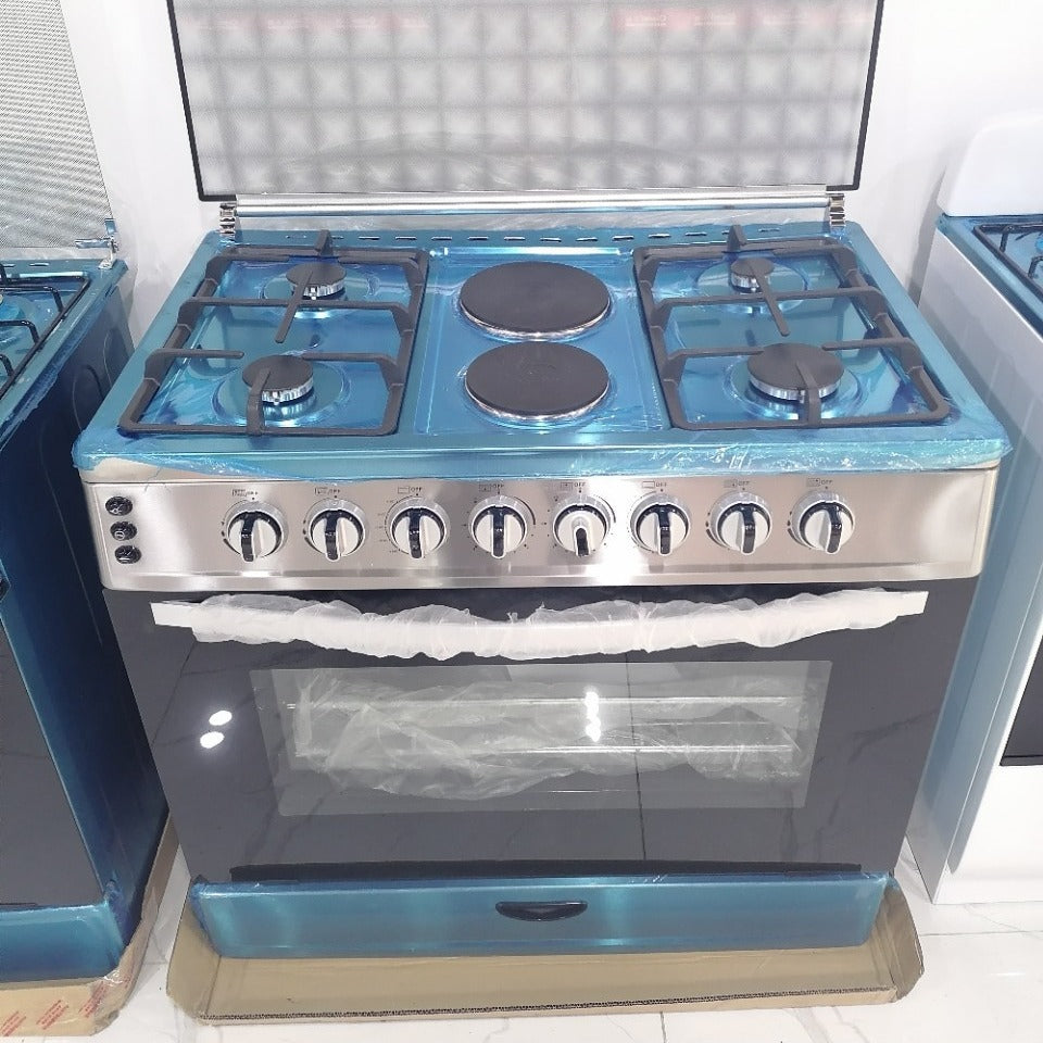 Four 4 gas two 2 electric combustion appliances gas stove oven conjoined upright 900 wide multi-family gas electric oven manufacturer