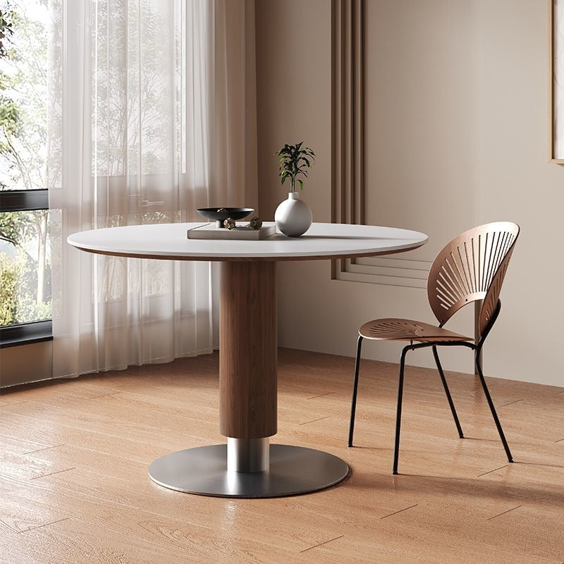 For homesmall apartment restaurant modern casual solid wood dining table via round table medieval travertine slate dining table and chair combination