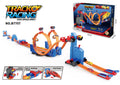 540cm pull-back racing car rotating track (with airplane)