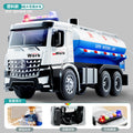 Kids' large water spraying fire truck toy - alloy construction vehicle educational toy car gift for boys ages 3-6