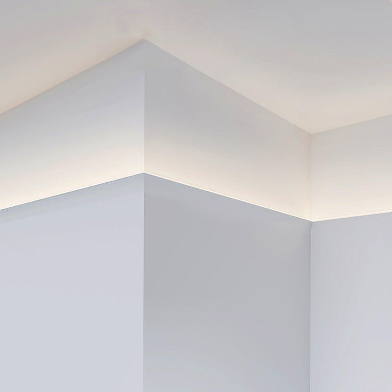 Lighting invisible linear light wall washer light return light slot ceiling washer light with pre-embedded waist line slotted linear light