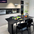 Rock slab dining table and chair combination italian pure black small apartment for homenormcore creative popularaccessible luxury rectangular dining table