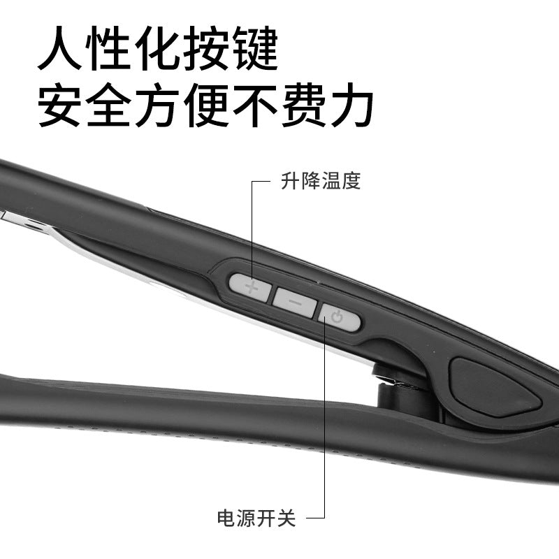 high skull handy gadget wet and dry straight curling dual-purpose hair straightener lcd display splint electric splint does not damage hair