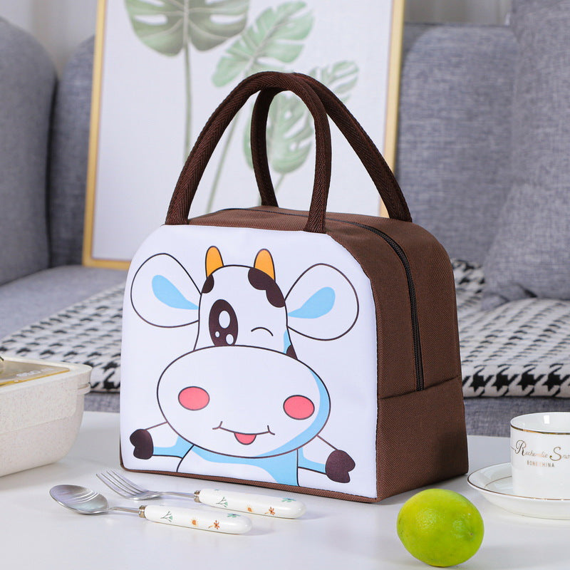 Lunch box bag, handbag, office worker with rice bag, primary school student lunch box bag, portable bento bag, bento bag, thermal insulation bag