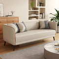 Double sofa retro style stripes chenille sailboat sofa living room small apartment three-person row fabric sofa