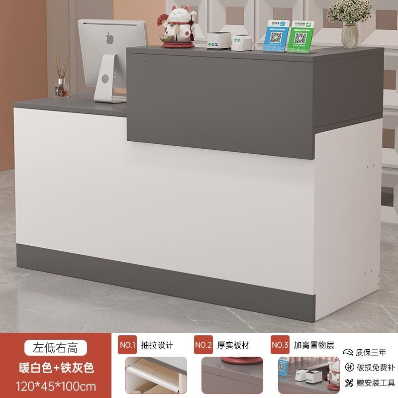 Cashier counter modern casual store small popular clothing store counter front bar table beauty salon reception desk