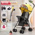Baby stroller can sit or lie down baby lightweight foldable simple ultra-small kids walking portable umbrella stroller push summer