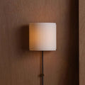Collo sconce japanese style silk wall lamp designer semicircle aisle bedroom bedside background wall study wall lamp