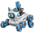 new product eight-wheel stunt robot cat gesture sensor smart kids toy remote control mechanical cat boy gift