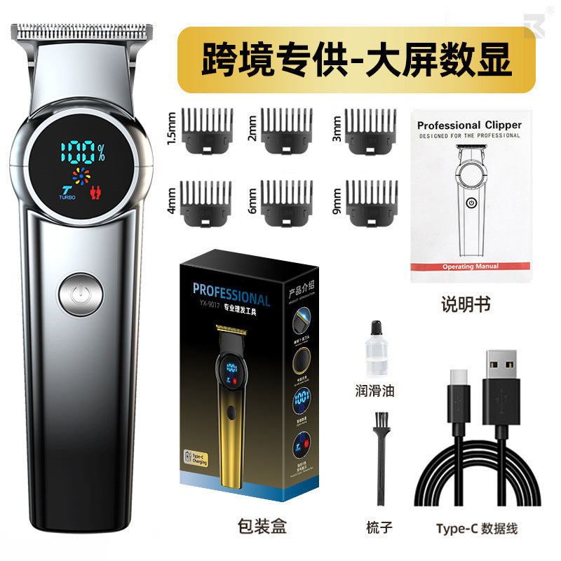 hairdressing machine, american hair clipper, electric hair clipper, electric hair clipper, for home fast charging razor, bald hairdressing clipper