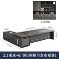 2.2m table + 6 door cabinet [factory direct delivery]