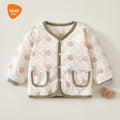 Babylon children's cotton clothes baby cotton jacket quilted cute heattech handy gadgetfall and winter outwear baby clothes cotton clothes