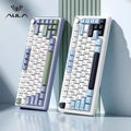 Aula/wolf spider f75 custom mechanical keyboard gasket structure hot-swappable wireless three-mode bluetooth keyboard