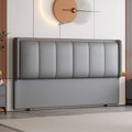 Soft-packed headboard, light luxury, simple, thickened floor-standing headboard, technical cloth, bedroom, for home, solid wood back panel, wholesale headboard