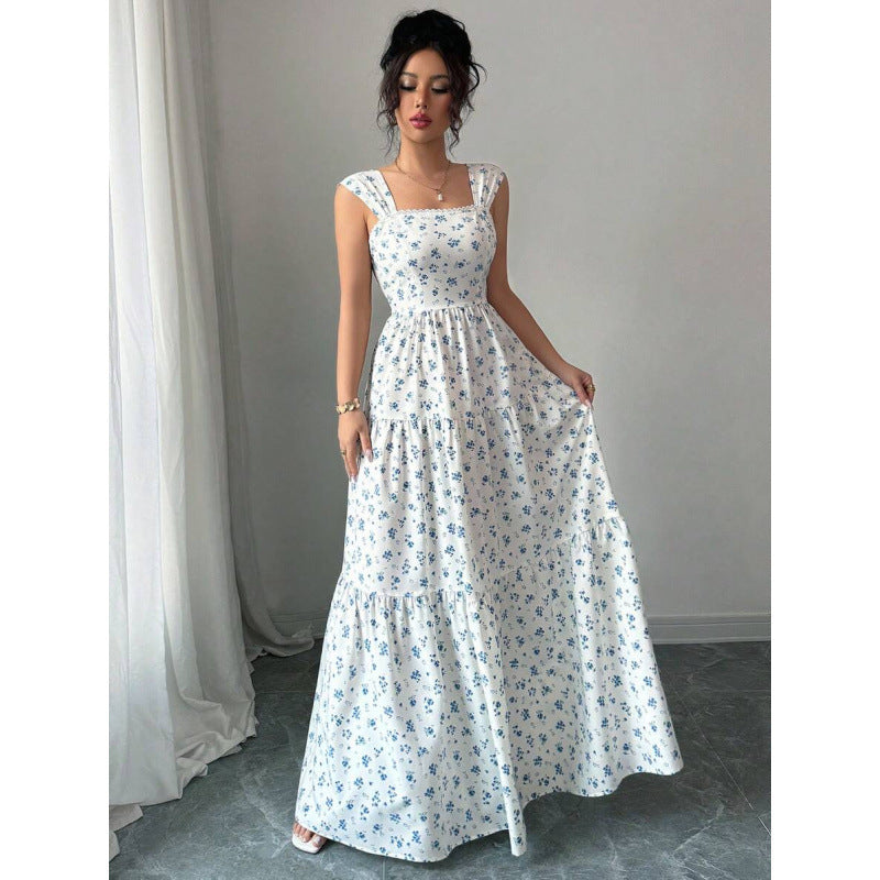 Ebay european and american cross-border foreign trade women's dress mid-length skirt