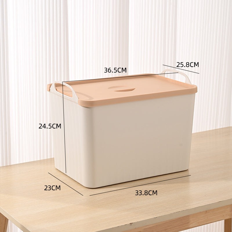 Japanese cream style storage box for home dog satchel storage box desktop miscellaneous storage storage box large capacity