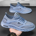 Men's winter 2025 new collection: breathable, hollow-out casual mesh shoes - versatile, soft sole, durable, running, mesh athletic trendy sneakers