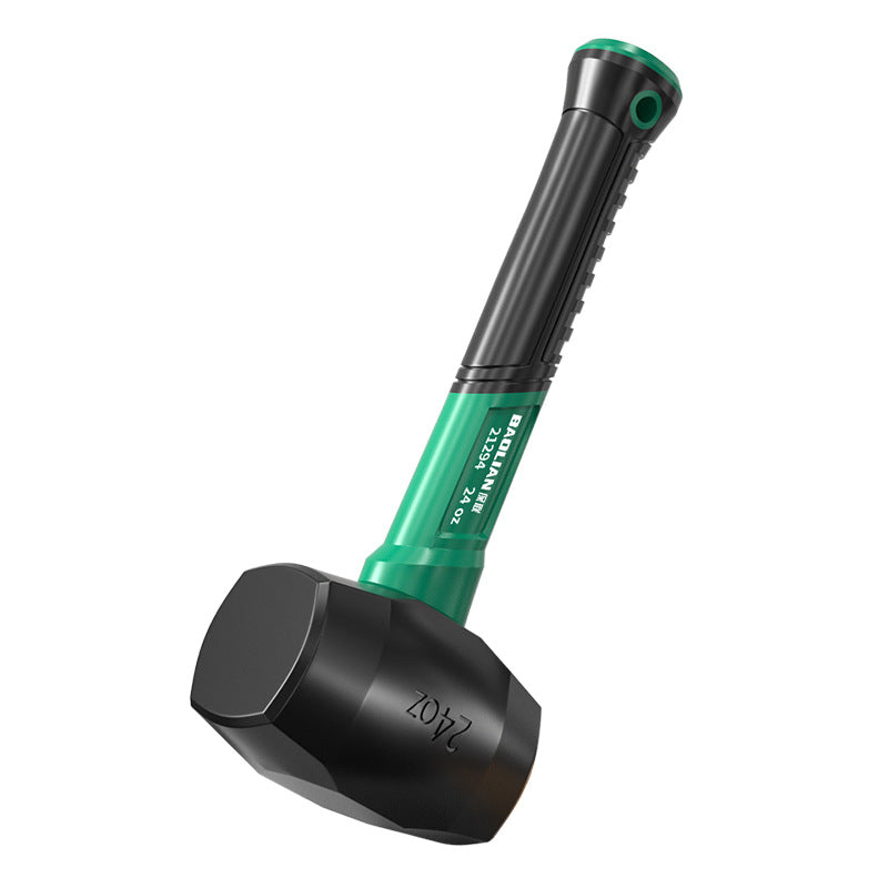 Baolian rubber hammer - anti-vibration, anti-bending hammer for flooring and tile installation - industrial grade solid hammer - multi-purpose installation hammer