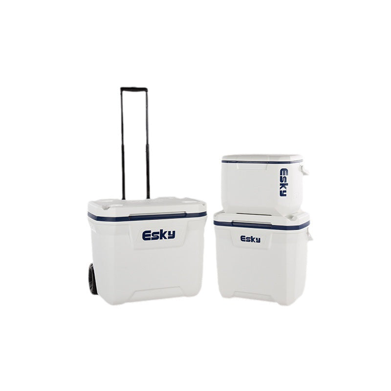 Esky50qt outdoor fishing cooler box - insulated cooler, gift, commercial refrigerator, portable cold storage box