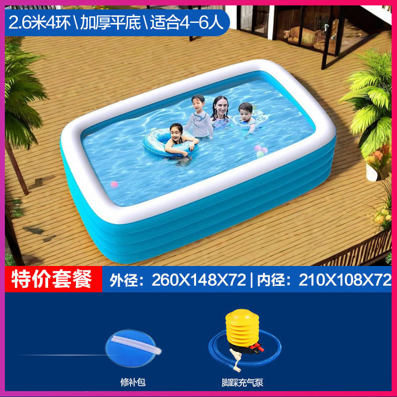 Inflatable swimming pool baby kids indoor swimming pool for home large foldable swimming pool outdoor water pool